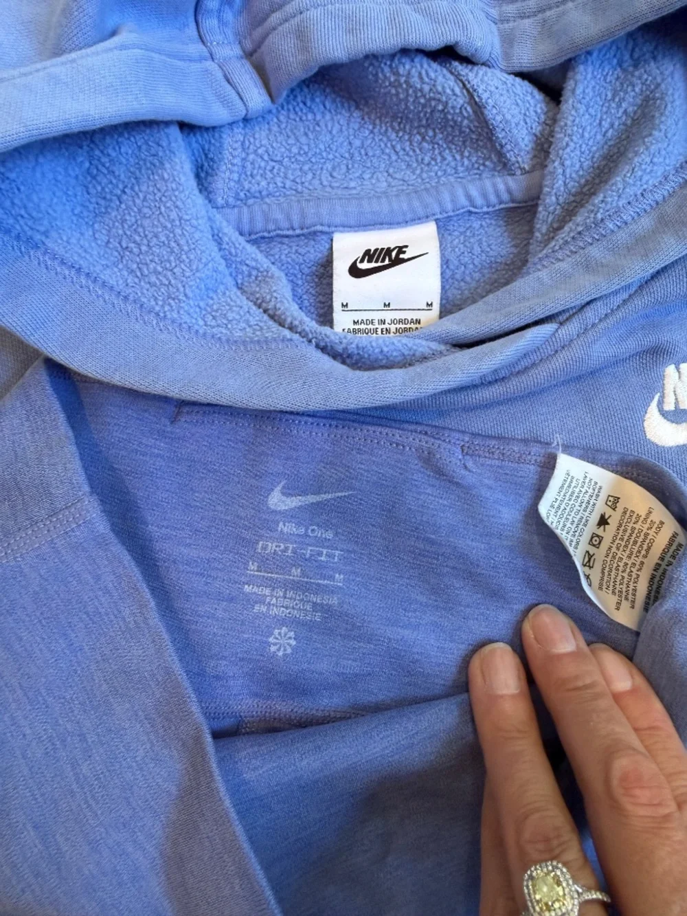 Kids Nike Hoodie and Pants Set Blue Medium - Picture 7 of 7
